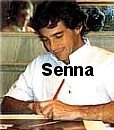 Signieren Senna Poster mit Autogramm 