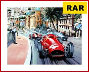 Odds Monaco GP 1955 Ferrari F1 POSTER Trintignant
