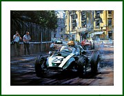 Poster Cooper T51 Climax Brabham World Champions 1959