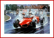 Wat 180 F1 1961 Wolfgang von Trips Ferrari Dino 156 Poster
