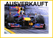 Wat 180 Gic Red Bull Vettel Poster 2009 Silverstone