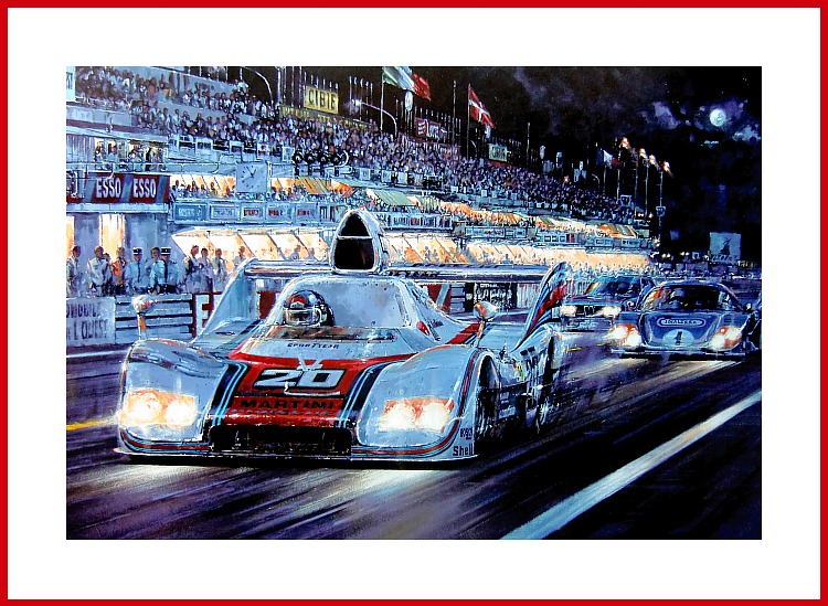 Le Mans Sieg 1976 Martini Porsche 936 Ickx Poster