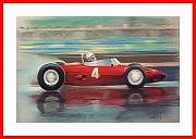 Kunstdruck Bild Trips Ferrari Dino Full Speed 