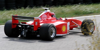 Formel 1 selbst fahren Frankreich Deutschland hinten