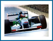 Poster Schumi 1994 Close-up Benetton B194