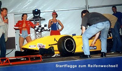 Boxen Stopp Auto mieten - Formel 1