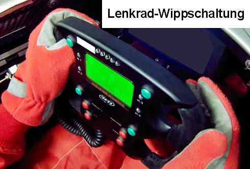 Formel 1 Wippschaltung Type Lenkrad