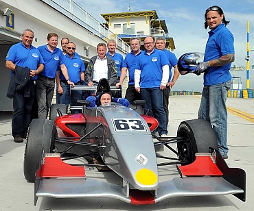 Gruppe Rennfahrer Kurs Teilnehmer Pannonia Ring -Salzburgring -Red Bull Ring