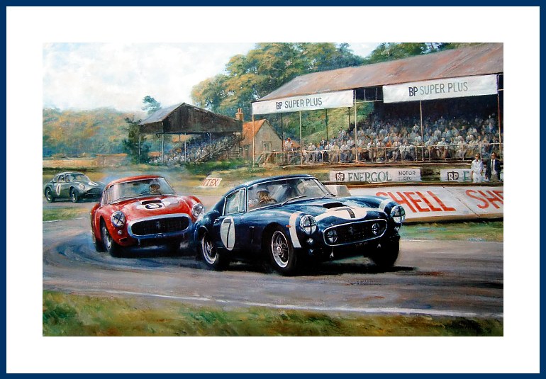 Poster Goodwood Tourist Trophy Ferrari 250 SWB 1961