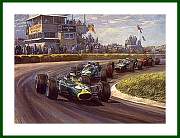 Cosworth DFV Clark Sieg Zandvoort Formel 1 Debut Poster