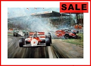 Fea John Watson Silverstone F1 1981 Crash Gilles Villeneuve Jones 180S