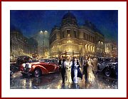 Poster Lagonda LG6 Rapide 1938 and M45 1935