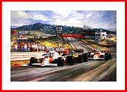 McLaren MP4 TAG Turbo 1984 Poster Niki Lauda Alaon Prost Autogramm