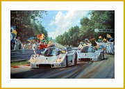 Sauber Mercedes 24h Le Mans Sieg 1989 POSTER