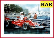 Fer Lauda Ferrari 312 T Sieg Monaco 1975 180R
