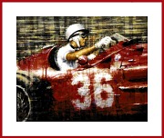 POSTER Stirling Moss Maserati 250 F Monaco 1956