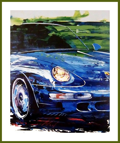 Porsche 993 Carrera Coupe S Poster Kunstwerk