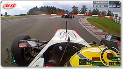 Kamerafoto onboard  Video Formel Renault
