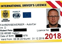 Lizenz 2018 FIA Int-D RS 200sw