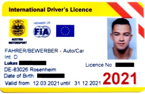 FIA Lizenz nach Training Internatioal D