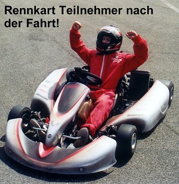 Rennkart Rotax Kunde Jubel 350