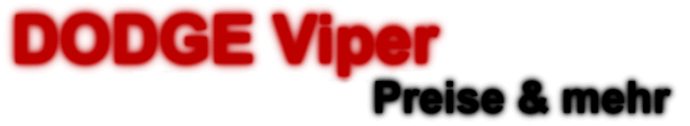 Sportwagen Viper Dodge Vermietung Preise