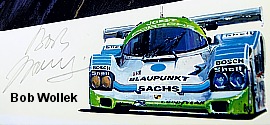 Porsche 962 Daytona 1991 Wollek Bob Signatur