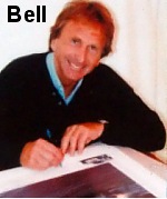 Signieren Derek Bell Le Mans 1987 Porsche