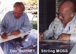 Signieren Dan Gurney und Stirling Moss - Maserati Typ 61 1960