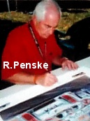 Signieren Penske Roger Can Am Porsche 917
