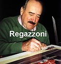 Clay Regazzoni Poster handsigniert Ferrari F1