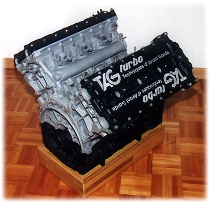 TAG Motor auf Holzsockel-2 400ws