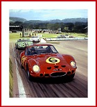 Ferrari 250 GTO POSTER Goowood TT 1962 Surtees