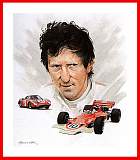 Jochen Rindt Portrait POSTER Foto Bild  Ferrari 250 Le Mans