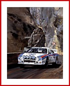 Walter Roehrl POSTER Lancia 037 Monte Carlo Rallye 1983