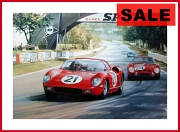 Tur 180S Le Mans Sieg 1963 Ferrari GTO Poster Bild