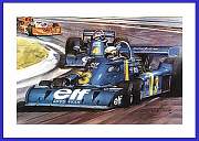 6 Rad Tyrrell P34 Anderstorp 1976 Foto Poster Druck