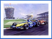 Fernando Alonso Formel 1 POSTER Renault Weltmeister 2005 Bild