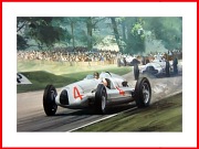 Auto Union Poster Tazio Nuvolari 1938 Donington GP