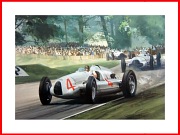 Auto Union Nuvolari 1938 Donington Buch Poster Bild