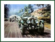 Bentley Poster Le Mans 1930 Kidson Bernato
