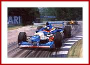 Gerhard Berger Autogramm POSTER Benetton F1 Sieg Hockenheim 1997