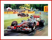 Jenson Button McLaren Poster Montreal 2011