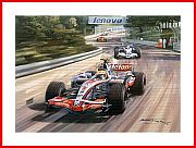 Poster Lewis Hamilton erster McLaren F1 Sieg Kunstdruck
