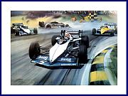 Nelson Piquet Brabham BMW Turbo 1983 Poster Druck Bild