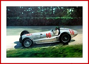 Silberpfeil W163 Nuerburgring Dick Seaman Poster