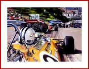  Ronnie Petersson March F1 Monaco 1971 Poster