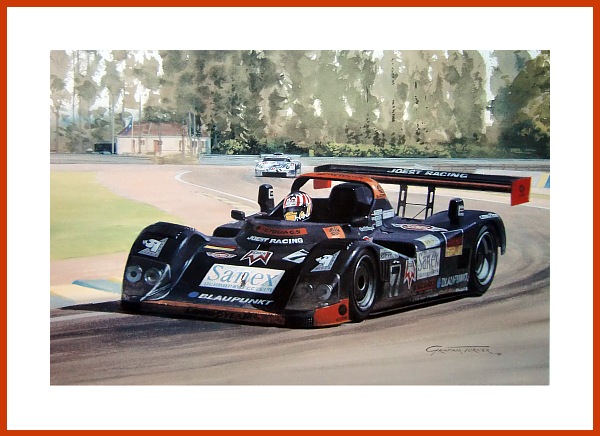 POSTER Alex Wurz Le Mans Sieg Joest Porsche 1996