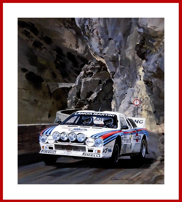 Tur 700 gic Walter Roehrl Lancia 037 Monte Carlo Rallye 1983