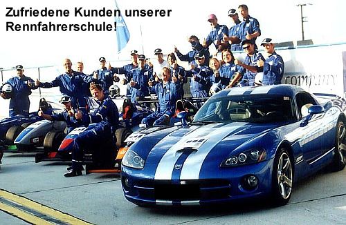 Dodge Viper Ring Taxi Mitfahrt und selber fahren